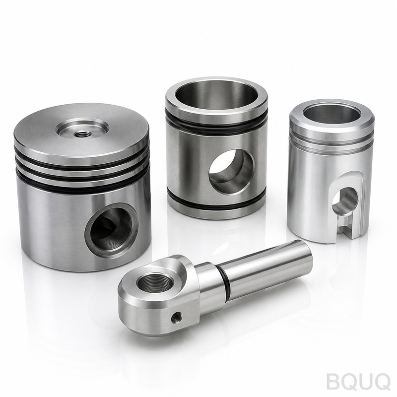 Pistoni Idraulici Lavorati a CNC | BQUQ Precision 
