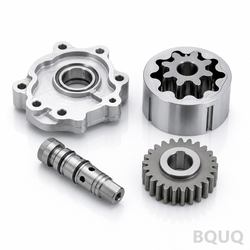Parti per Pompe Olio Lavorate a CNC | BQUQ Produzione di Precisione Cina