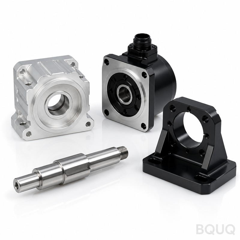 Parti per Motori Servo Lavorate con CNC di Precisione | Fabbrica BQUQ Dongguan