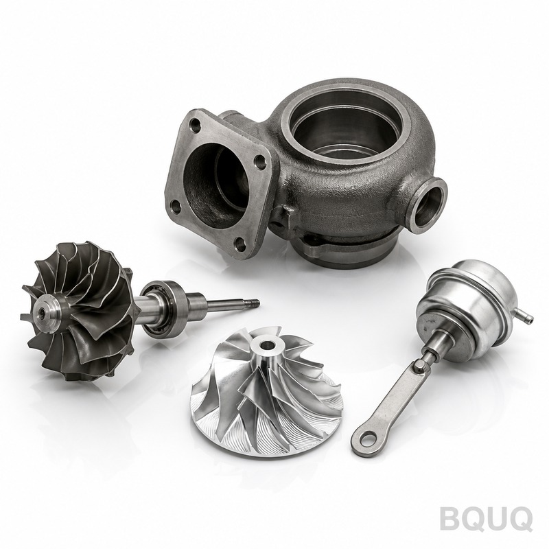 BQUQ Parti Turbocompressore Lavorate a CNC | Produ