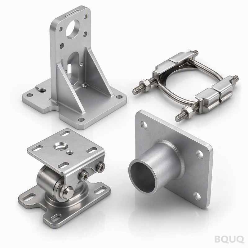 Staffe di Montaggio per Antenne Lavorate a CNC BQUQ – Tolleranza 0.005mm, Consegna in 7 Giorni