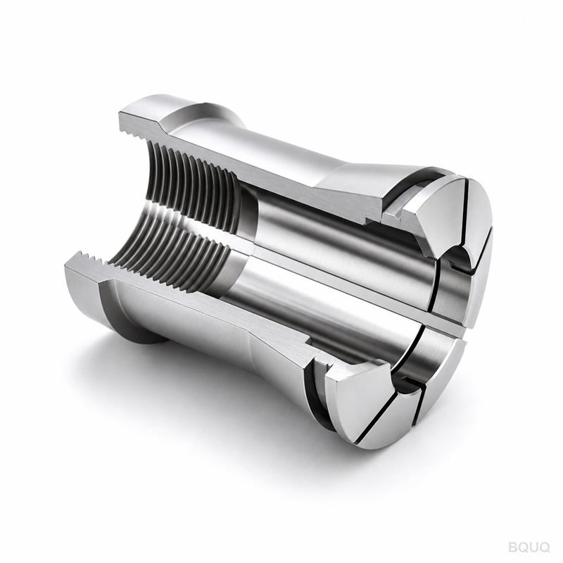 BQUQ Collet Autolivello Tipo 36 per Tornio Automatico CNC – Vista in Sezione | Produzione di Precisione