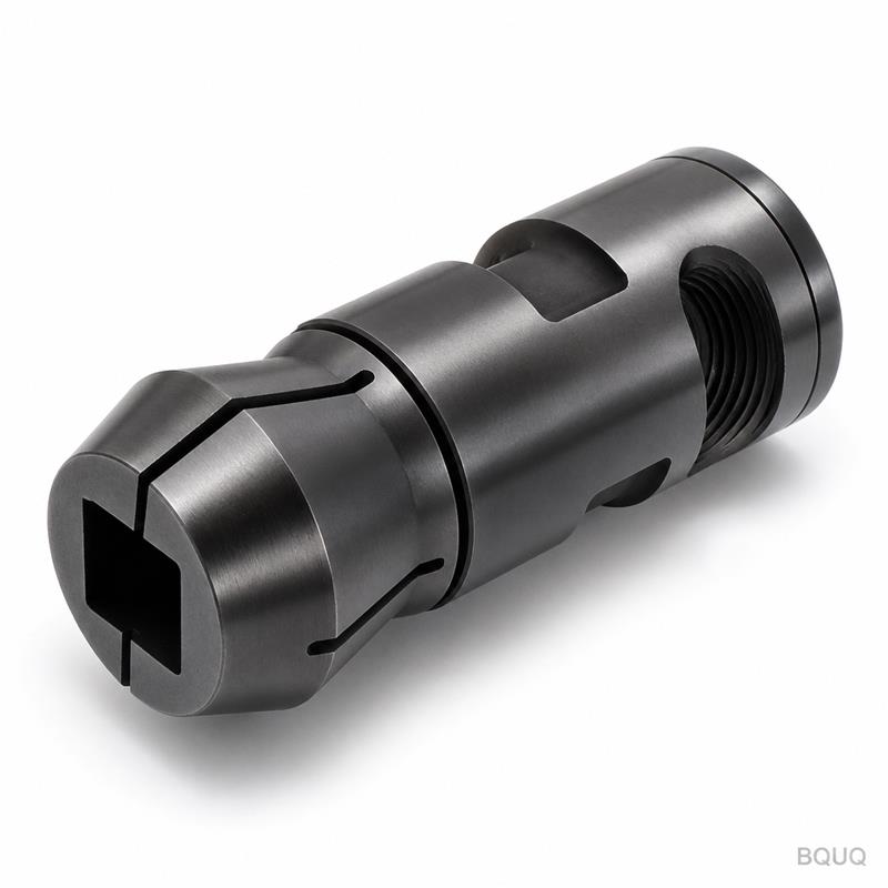 BQUQ Pinza Temprata per Tornio Automatico Tipo 46 con Foro Quadrato Lavorata a CNC