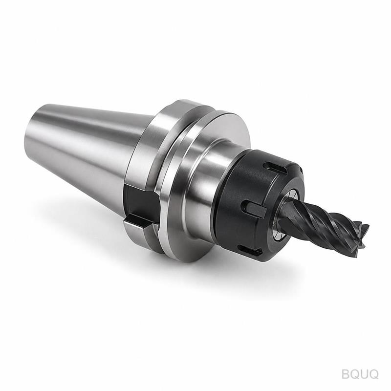 <strong>BQUQ Mandrino Portapinza BT40 Lavorato a CNC con Supporto per Frese a Candela</strong>