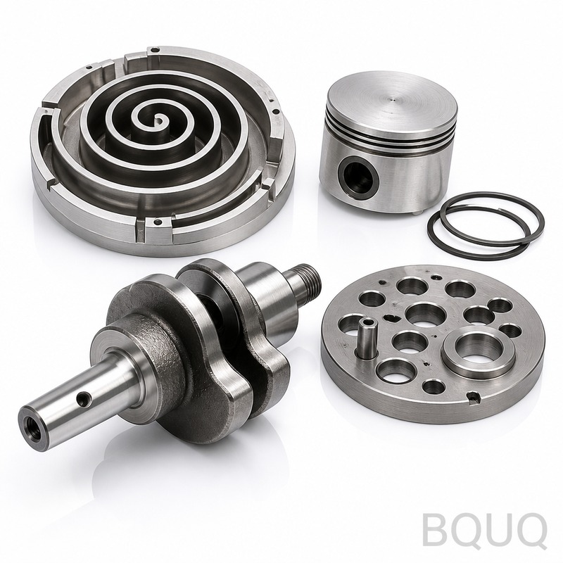 Componenti Scroll per Compressori Lavorati a CNC d
