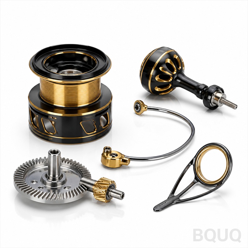 Parti per Mulinelli da Pesca Lavorate a CNC | Componenti di Precisione per Mulinelli di BQUQ