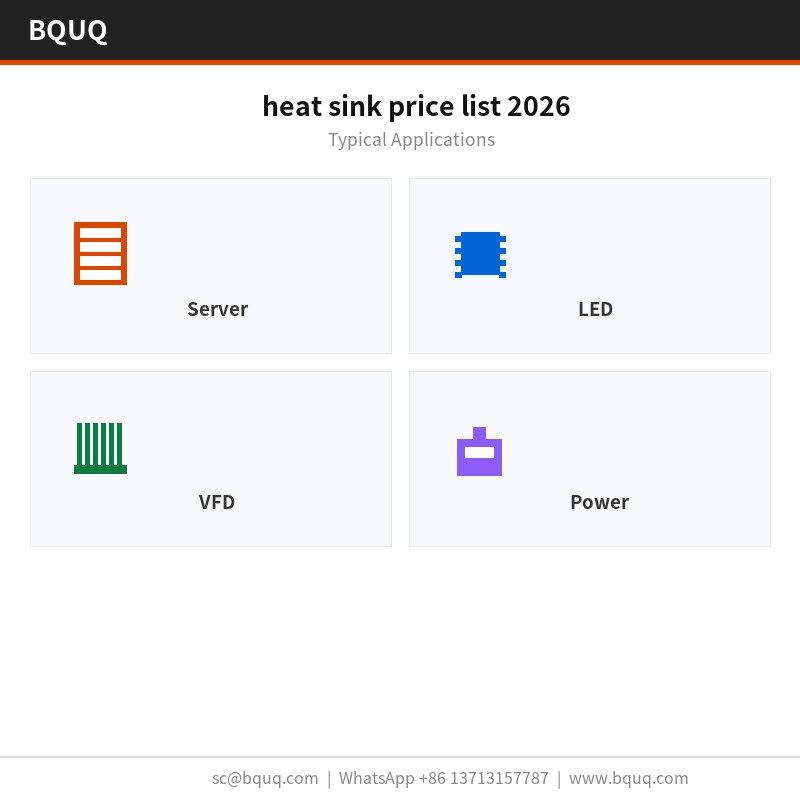 Listino prezzi dissipatori di calore 2026