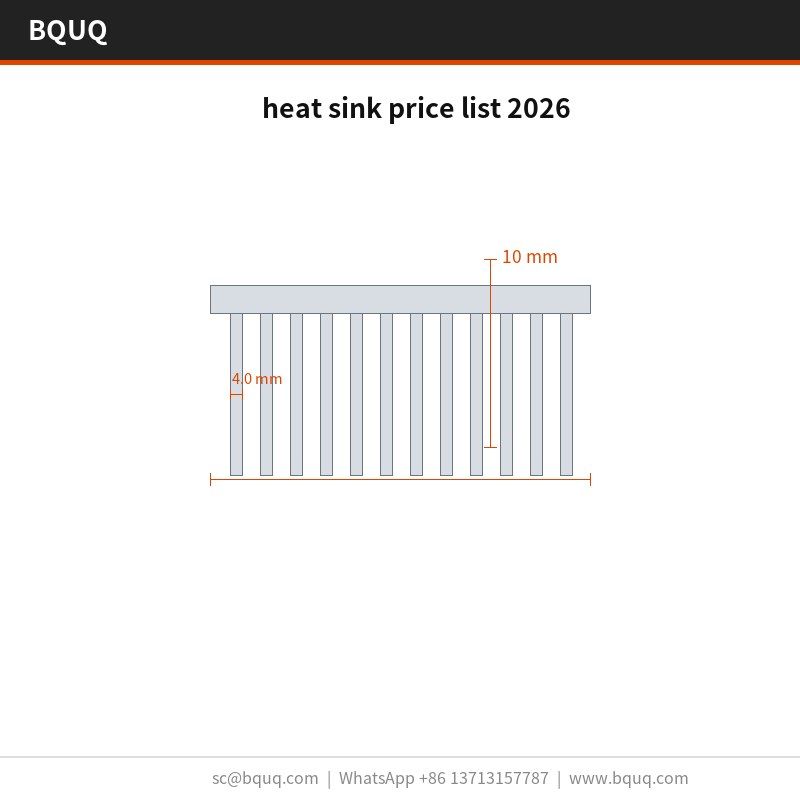 Listino prezzi dissipatori di calore 2026