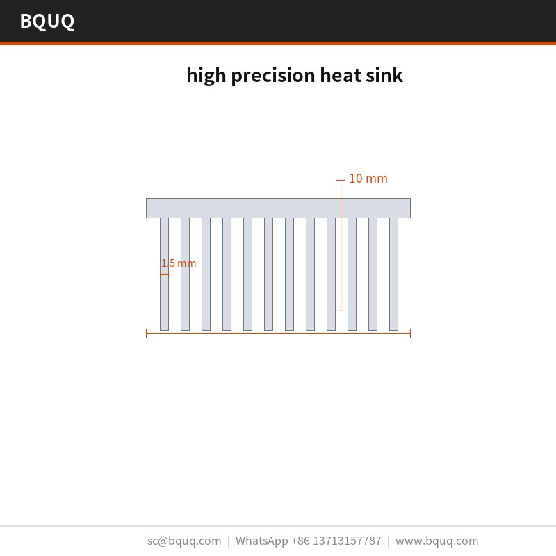 dissipatore di calore ad alta precisione