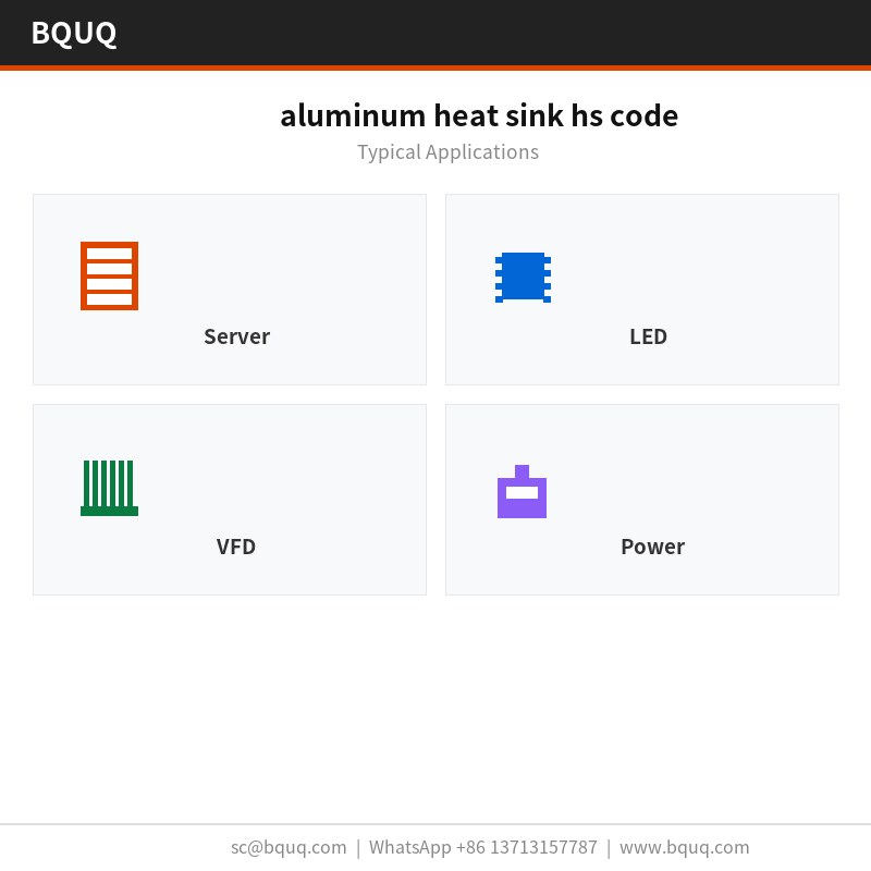 codice SA dissipatore di calore in alluminio