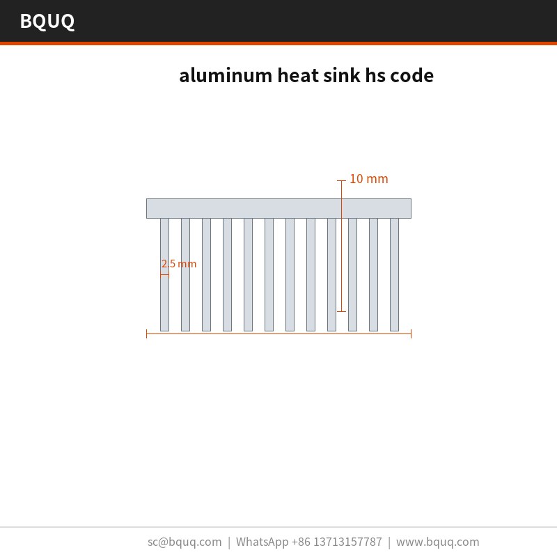 codice SA dissipatore di calore in alluminio