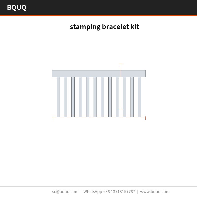 Kit per bracciali con stampaggio