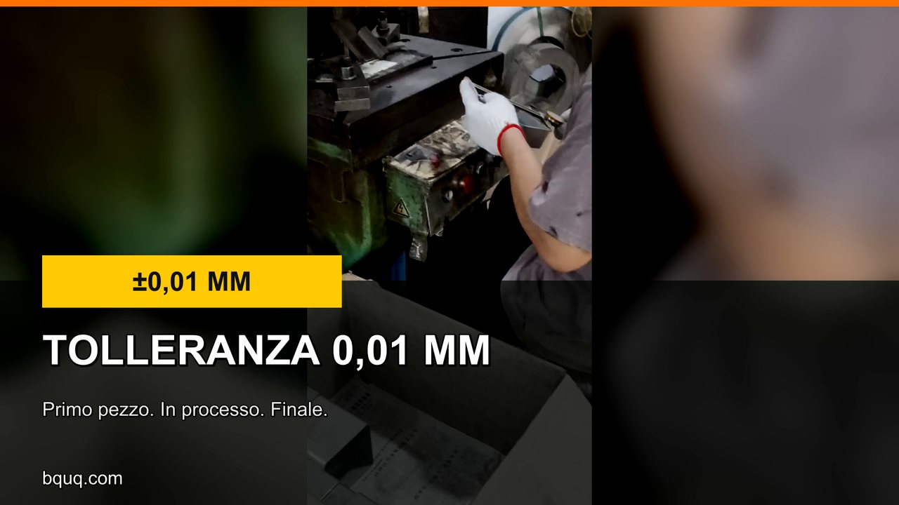 Parti stampate a ±0,01 mm | Primo pezzo, in processo, ispezione finale